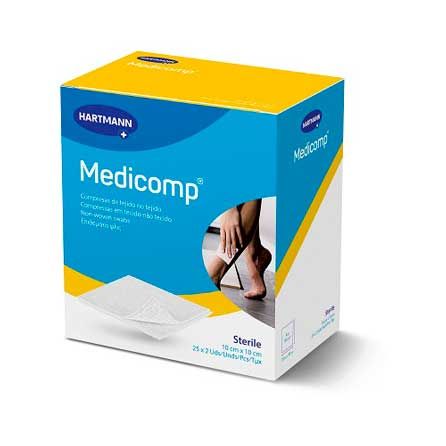 Hartmann Gasas Medicomp 10x10cm (25 sobres de 2 Unidades)