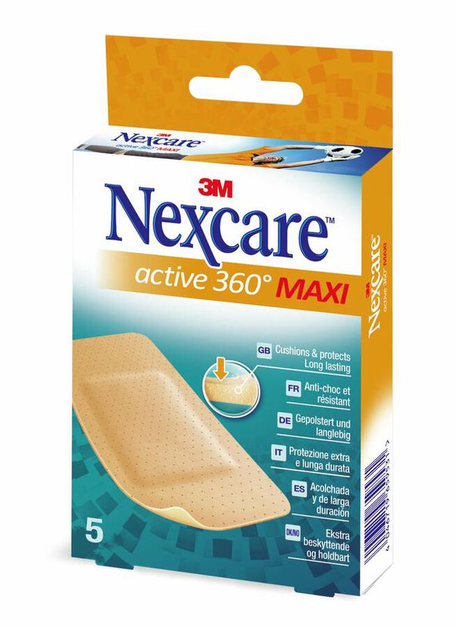 NEXCARE TIRAS ACTIVE 360 5UN