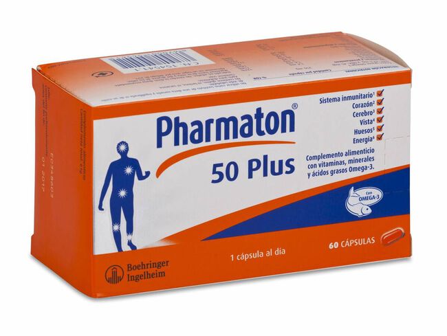 PHARMATON 50 PLUS 60 CAPS