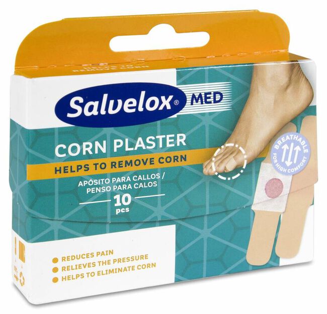 Salvelox Callos Con Acido Salicilico 57 Mm X 19 Mm 10 U
