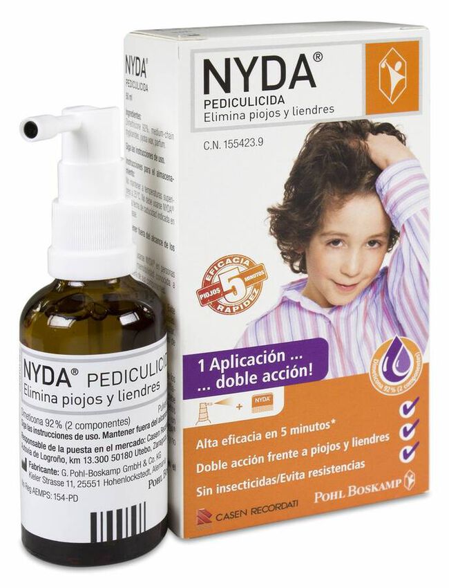 NYDA PEDICULICIDA CASEN 50 ML