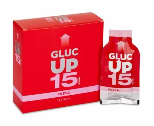 GLUCO UP FRESA 15G*10STICKS