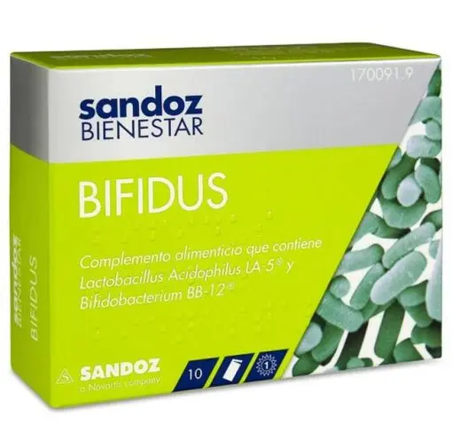 SANDOZ BIENESTAR BIFIDUS 10 SO