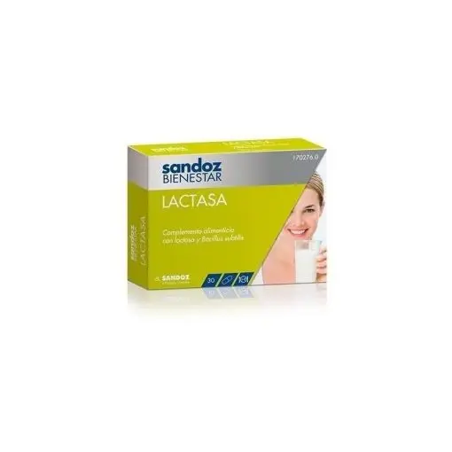 SANDOZ BIENESTAR LACTASA 30CAP