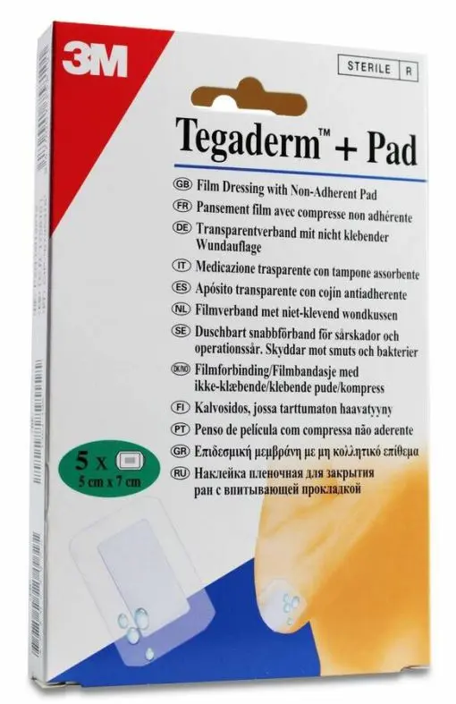 TEGADERM PAD 5X7 5 UN