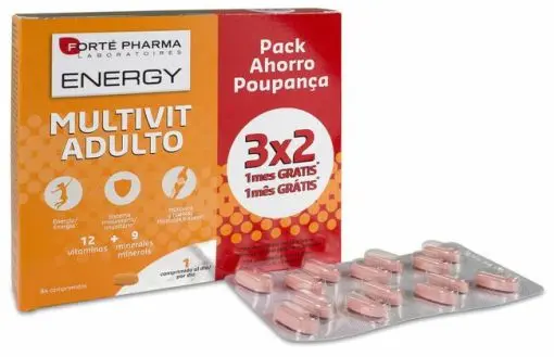 ENERGY MULTIVIT ADULTO 84 COM