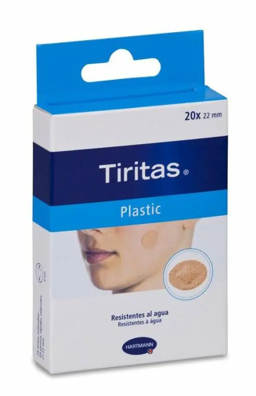 Tiritas Plastic Redondas 22 mm 20 Uds