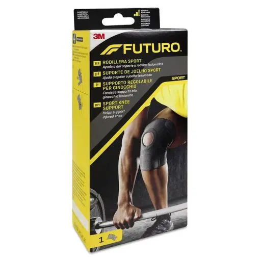 3M Futuro Rodillera Sport Neopreno Ajustable Talla nica, 1 Unidad