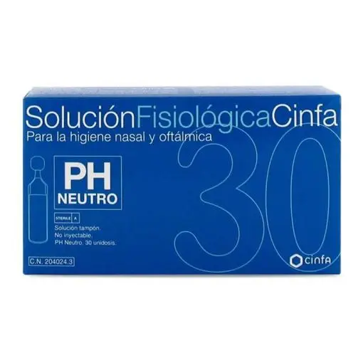 Cinfa Higiene Oftalmica Suero Fisiologico Monodosis 5ml 30U