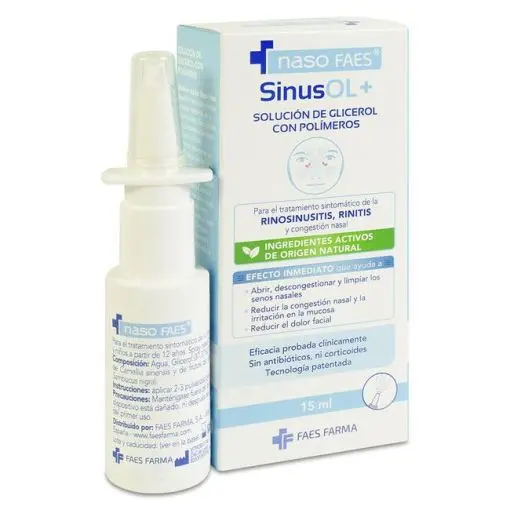 NasoFaes SinusOL+ Solucin de Glicerol con Polmeros, 15 ml