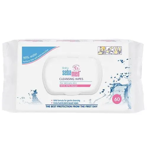 SEBAMED BABY TOALLITAS LIMPIADORAS 60 UNIDADES