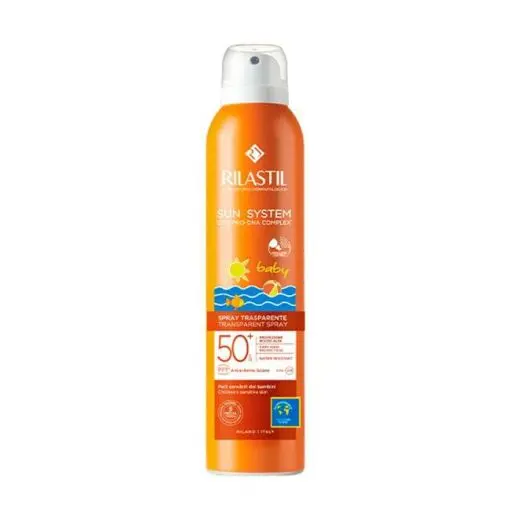 Rilastil Sun System Baby Spray Vaporizador Transparente SPF50+, 200 ml