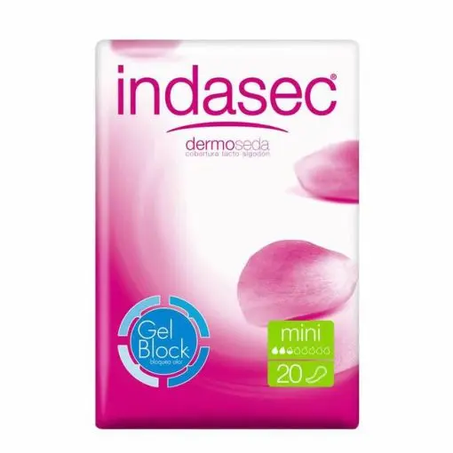 Indasec Dermoseda Compresas Mini para Prdidas Leves, 20 Uds