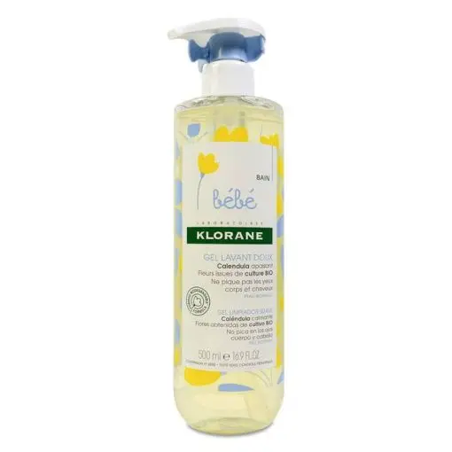 Klorane Beb Gel Limpiador, 500 ml