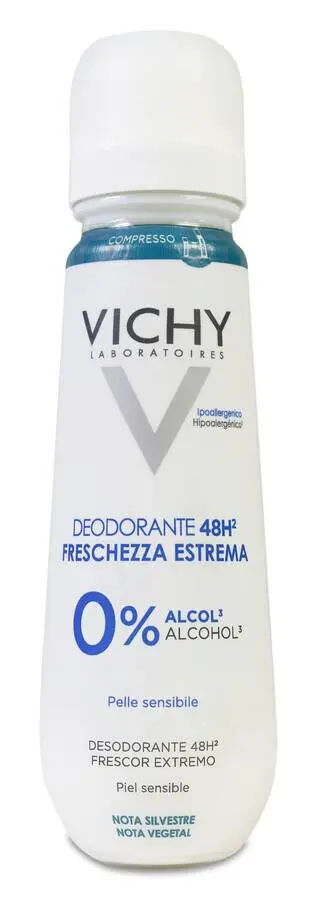 Vichy Desodorante Mineral Frescor Extremo, 100 ml
