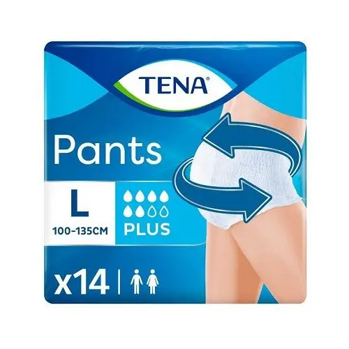 TENA Pants Plus Talla L (100-135 Cm) 14 Unidades