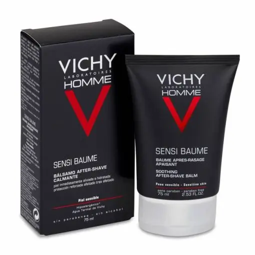 Vichy Homme Sensi Baume Blsamo Calmante After-Shave, 75 ml