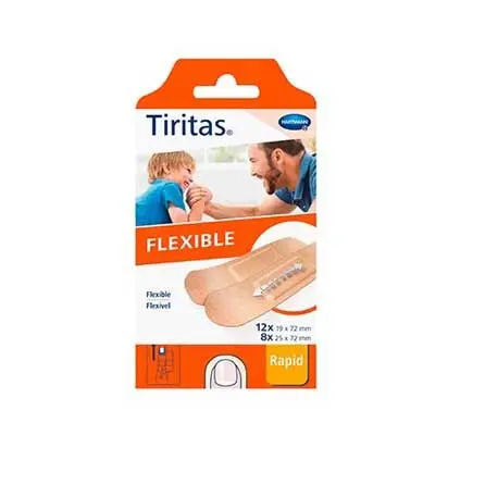 Hartmann Tiritas Flexible Rapid Surtido 2 Tamaos 20 Unidades