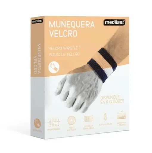 Medilast Muequera Velcro Beige Talla Mediana