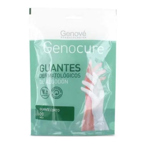 Genove Genocure Guantes Dermaotologicos Algodon T.Mediano