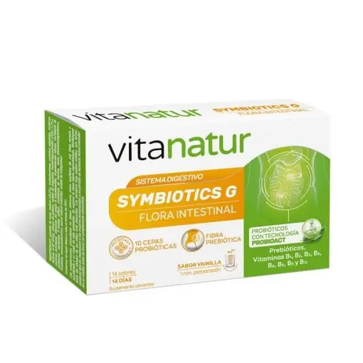 Vitanatur Symbiotics G flora intestinal 14 sobres