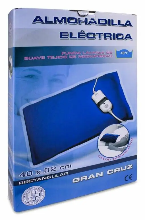 Gran Cruz Almohadilla Elctrica Rectangular, 1 Ud