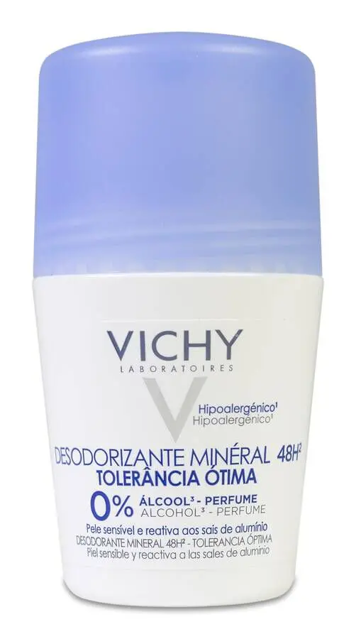 Vichy Desodorante Mineral ptima Tolerancia Roll-On, 50 ml