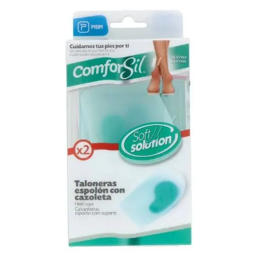 Comforsil Taloneras con Cazoleta para Espoln Calcneo Talla S, 2 Uds
